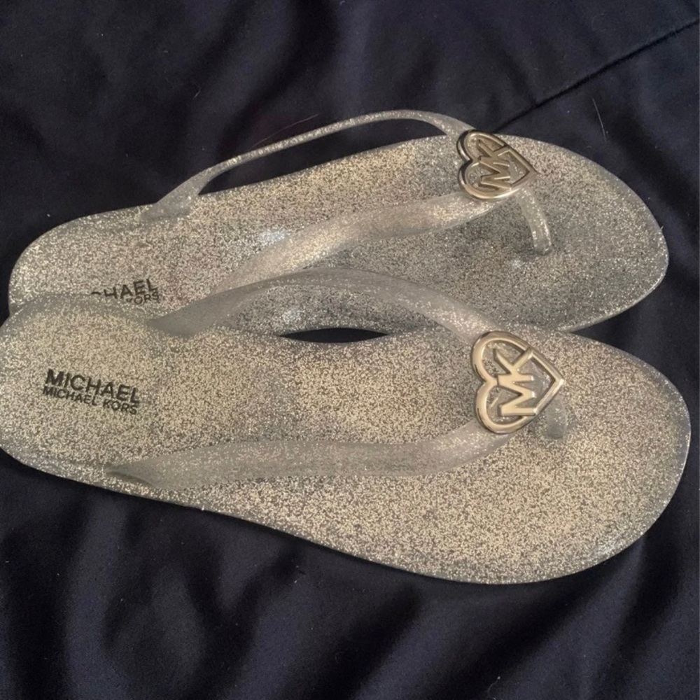 Mk  girls jelly slides
